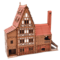 Guild House – Medieval Guild house – 28mm Scale Model Kit - Medieval European