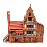 Guild House – Medieval Guild house – 28mm Scale Model Kit - Medieval European