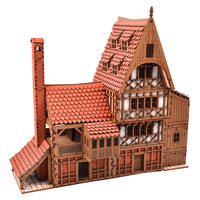 Town House Bundle - 28mm Scale Model Kit - Model Building - 3D Puzzle - Tabletop Gaming