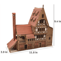 Guild House – Medieval Guild house – 28mm Scale Model Kit - Medieval European