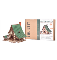 Green Gables – Medieval European Peasant Dwelling – 28mm Scale Models - Medieval Cottage – 161 pieces – Snap Fit Model Kit – Terrain Model Kits - DnD Terrain - Pre Painted Terrain