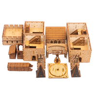 The Rook – Medieval Castle Tower – 28mm Scale Miniature - Includes Projectile Weapon Ballista – 319 Pieces - Weathered