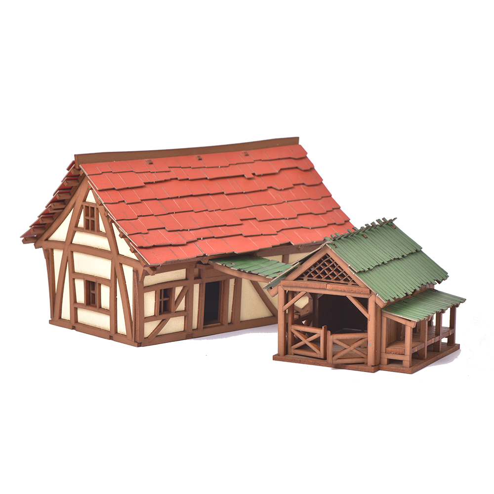 Costruzioni RUSTICAS Domus Kits Scala 1:60 Construccion